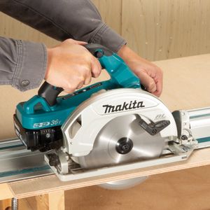 Makita DHS783ZJU 2x18v Cirkelzaag 190mm | zonder accu's en lader in Mbox met AWS zender