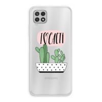 I love cacti: Samsung Galaxy A22 4G Transparant Hoesje