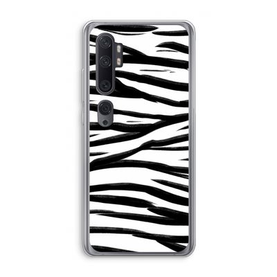 Zebra pattern: Xiaomi Mi Note 10 Pro Transparant Hoesje