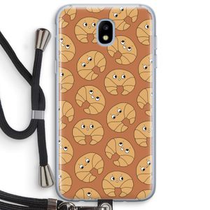 Croissant: Samsung Galaxy J5 (2017) Transparant Hoesje met koord