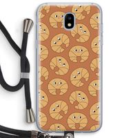 Croissant: Samsung Galaxy J5 (2017) Transparant Hoesje met koord