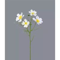 Cosmos Tak Wit 60 cm kunstplant - Buitengewoon de Boet