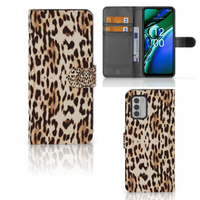Nokia G42 Telefoonhoesje met Pasjes Leopard