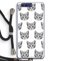 Kitten: Honor 9 Transparant Hoesje met koord