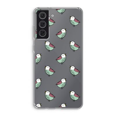 Vogeltjes: Samsung Galaxy S21 FE Transparant Hoesje