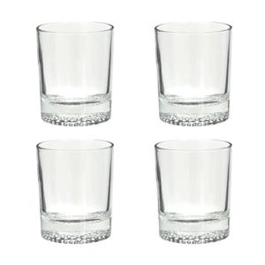 Secret de Gourmet - Whisky tumbler glazen - 4x - transparant - 300 ml