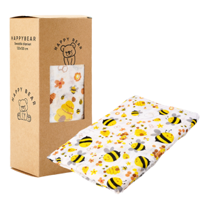 Hydrofiele swaddle doek - Bijen