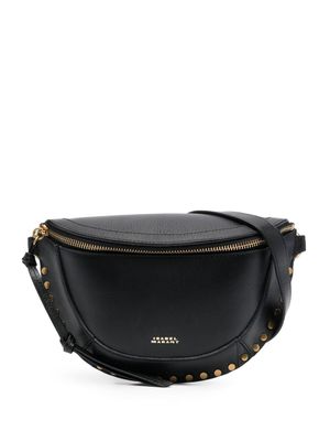 ISABEL MARANT sac porté épaule Skano en cuir grainé - Noir