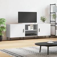 Tv-meubel 150x30x50 cm bewerkt hout wit