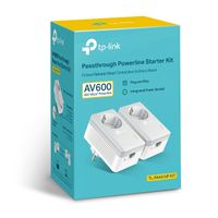 TP-LINK TL-PA4010P KIT V5 PowerLine-netwerkadapter 600 Mbit/s Ethernet LAN Wit 2 stuk(s) - thumbnail