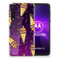 Motorola One Macro | Siliconen Case | Icecream