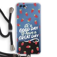 Don't forget to have a great day: Honor 10 Transparant Hoesje met koord