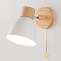 Yadiel - Scandinavische Hangende Wandlamp Van Hout - thumbnail