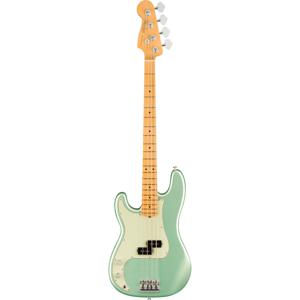 Fender American Professional II Precision Bass LH MN Mystic Surf Green linkshandige elektrische basgitaar met koffer