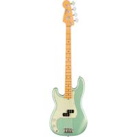 Fender American Professional II Precision Bass LH MN Mystic Surf Green linkshandige elektrische basgitaar met koffer