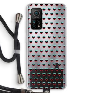 Hartjes: Xiaomi Mi 10T 5G Transparant Hoesje met koord