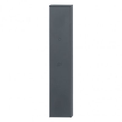 HOPPE Veiligheidsschild Geheel Blind Buitenschild Recht 2235 Zwart SKG***