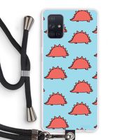 Dinosawrr: Samsung Galaxy A71 Transparant Hoesje met koord
