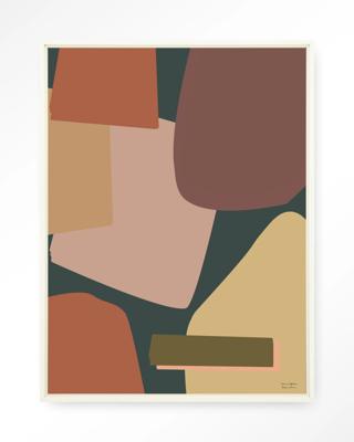 Urban Cotton Wandkleed 'Nuance' 80 x 110cm in Floating Frame - off white Urban Cotton Wandkleed 'Nuance' 80 x 110cm in Floating Frame - off white