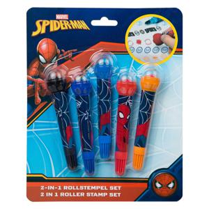 Undercover Stiften met Rolstempel Spiderman, 5st.