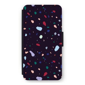 Dark Rounded Terrazzo: iPhone 11 Pro Max Flip Hoesje