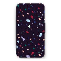 Dark Rounded Terrazzo: iPhone 11 Pro Max Flip Hoesje
