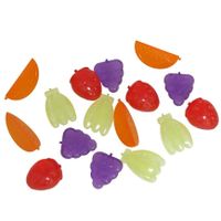 16x stuks ijsblokjes fruit vormen herbruikbaar   - - thumbnail