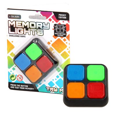 Johntoy memospel licht & geluid pocket
