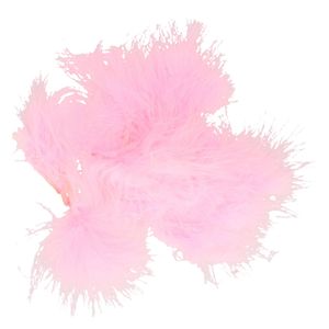 Santex Hobby knutsel veren - 20x - roze - 7 cm - sierveren - decoratie - Hobbydecoratieobject