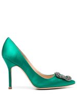 Manolo Blahnik escarpins Hangisi 105 mm - Vert - thumbnail