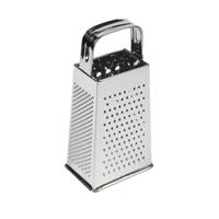 Benson Keuken rasp/kaasrasp - 18 cm - 4-zijdig - zilver - RVS