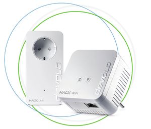 Devolo Magic 1 WiFi mini Starter Kit NL Powerline WiFi starterkit 8566 NL Powerline, WiFi 1200 MBit/s