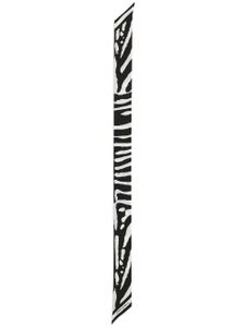 Dolce & Gabbana foulard en serge à imprimé zébré - Noir