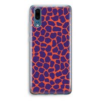 Purple Giraffe: Huawei P20 Transparant Hoesje