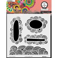 Studio Light • art by marlene mask doodles of doodles