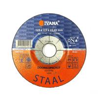 Ivana Silverline staal doorslijpschijf 125 mm
