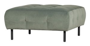 WOOOD Hocker 'Lloyd' Velvet, kleur Waterplant