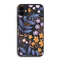 Flowers with blue leaves: iPhone 11 Biologisch afbreekbaar hoesje