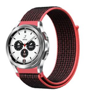 Sport Loop nylon bandje - Rood/oranje - Samsung Galaxy Watch 4 Classic - 42mm / 46mm