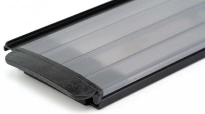 AQS Polycarbonaat zwembad lamellen- per m2 - Zilver