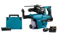 Makita DHR243RTJW accu combihamer SDS-Plus - 18V - 2x5.0 Ah accu en snellader in Mbox met stofafzuigunit - thumbnail