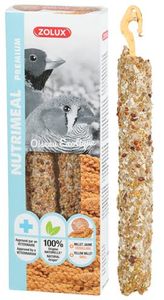 Zolux nutrimeal stick tropische vogel gele gierst (110 GR 2 ST)