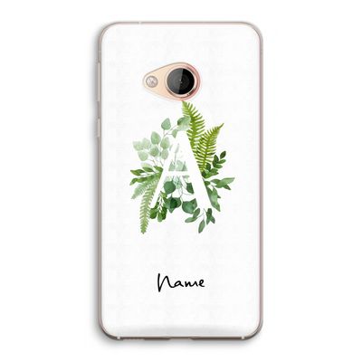 Green Brush: HTC U Play Transparant Hoesje
