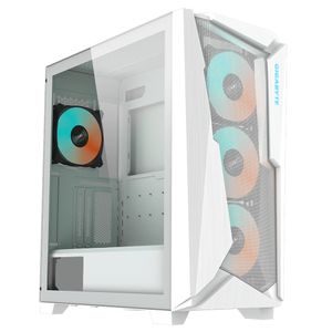 GIGABYTE C301 GLASS WHITE computerbehuizing Midi Tower Wit