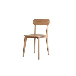 Tikamoon - Abel - Set van 2 massief eiken stoelen