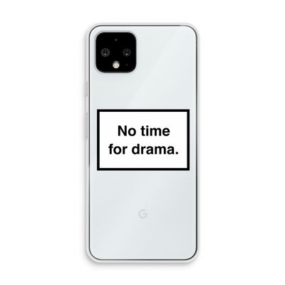 No drama: Pixel 4 Transparant Hoesje