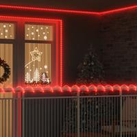 Touwenlicht met 480 LED Rood 20 m PVC