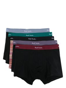 Paul Smith lot de 5 boxers à bande logo - Noir