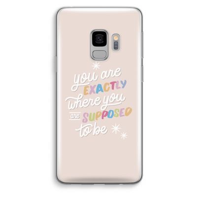 Right Place: Samsung Galaxy S9 Transparant Hoesje
