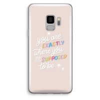 Right Place: Samsung Galaxy S9 Transparant Hoesje